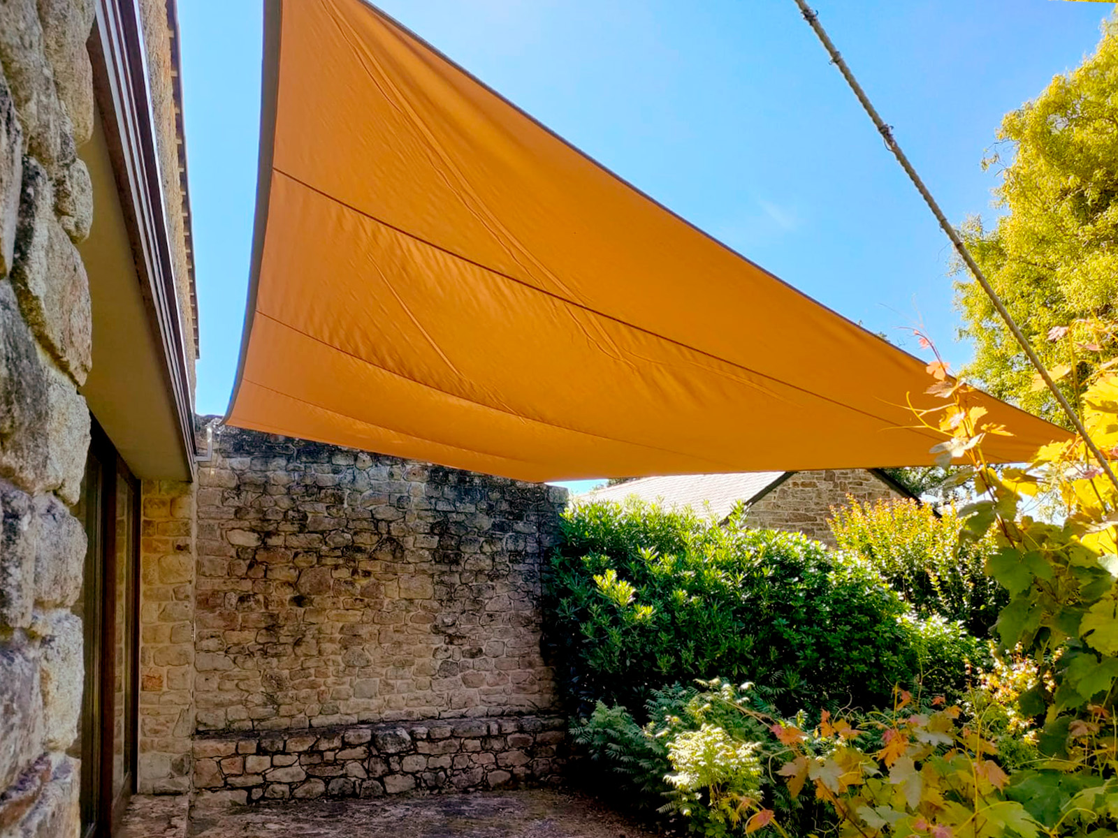 voile d'ombrage à Baden